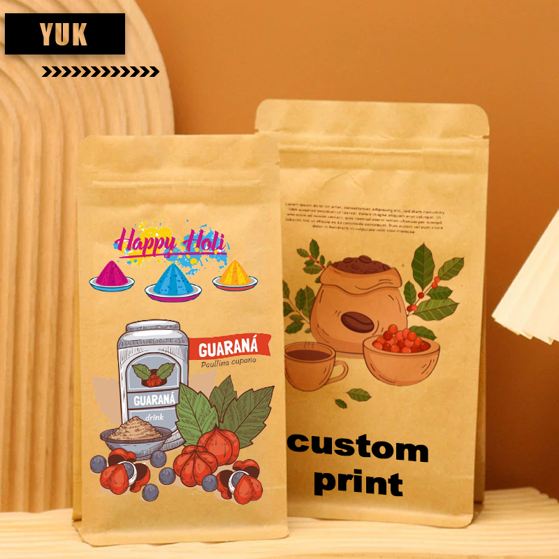 Coffee Tea For Plants - Sac debout scellé à huit côtés