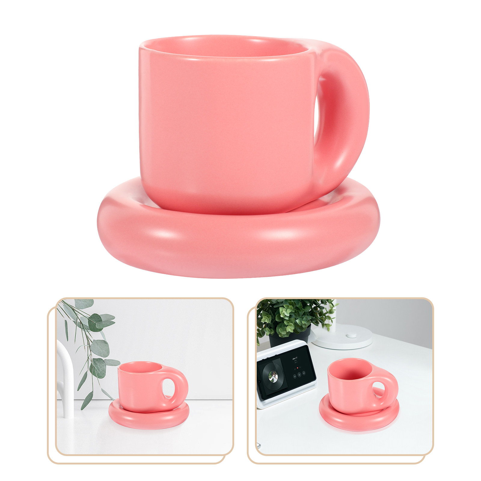 Coffee Tea Uses - Ensemble de tasses à café en