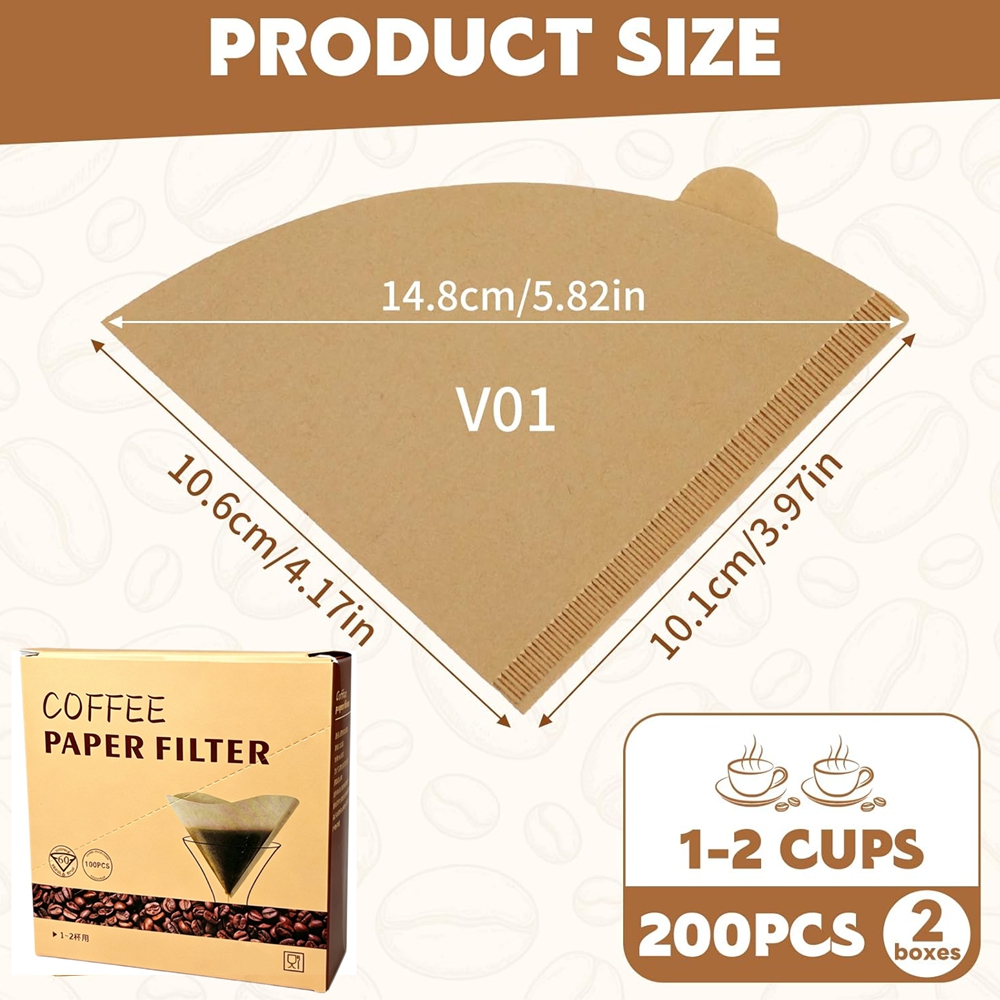 Filtres à café, 200 unités, fi - Coffee Tea Paper Cups avis et prix
