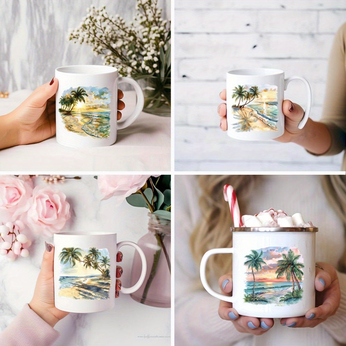 24 autocollants décoratifs UV  - Coffee Tea Paper Cups avis et prix