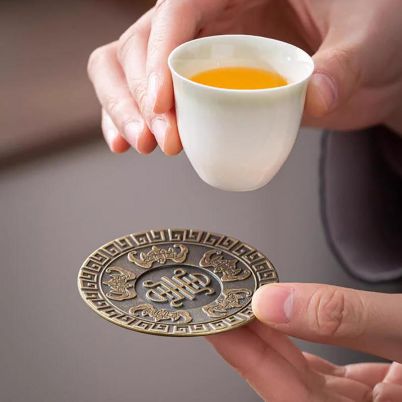Sous-verres en alliage rétro Z - Coffee Tea Uses avis et prix