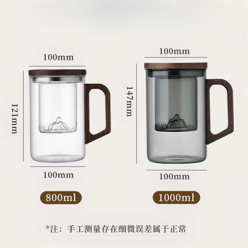 Tasse à thé en verre de sépara - Coffee Tea Japan avis et prix