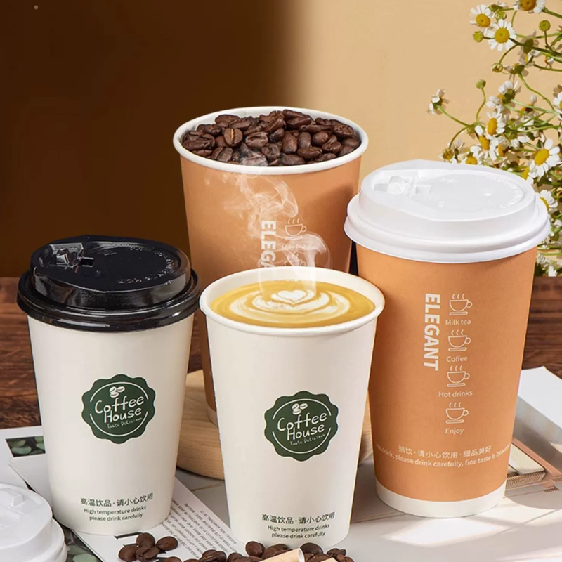 Tasse en papier épaissie perso - Coffee Tea Paper Cups avis et prix