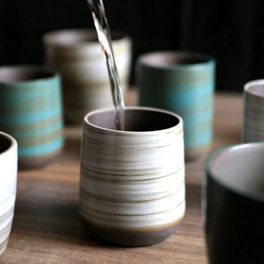 Tasse en grès craquelée peinte - Coffee Tea Uses avis et prix