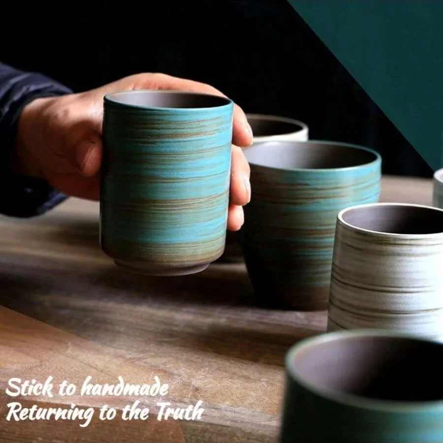 Tasse en grès craquelée peinte - Coffee Tea Uses avis et prix