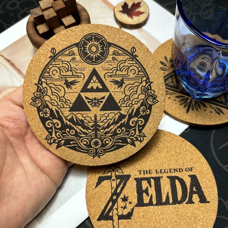 Zelda – dessous de verre rond  - Coffee Tea Japan avis et prix