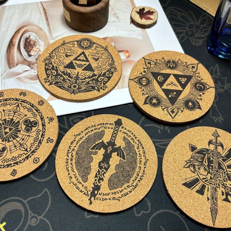 Zelda – dessous de verre rond  - Coffee Tea Japan avis et prix